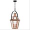 Quoizel Burdett 3-Light Aged Copper Outdoor Hanging Lantern BURD1918AC - alternate 6